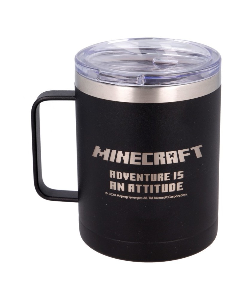 DOUBLE WALLED STAINLESS STEEL RAMBLER MUG 380 ML MINECRAFT View 4