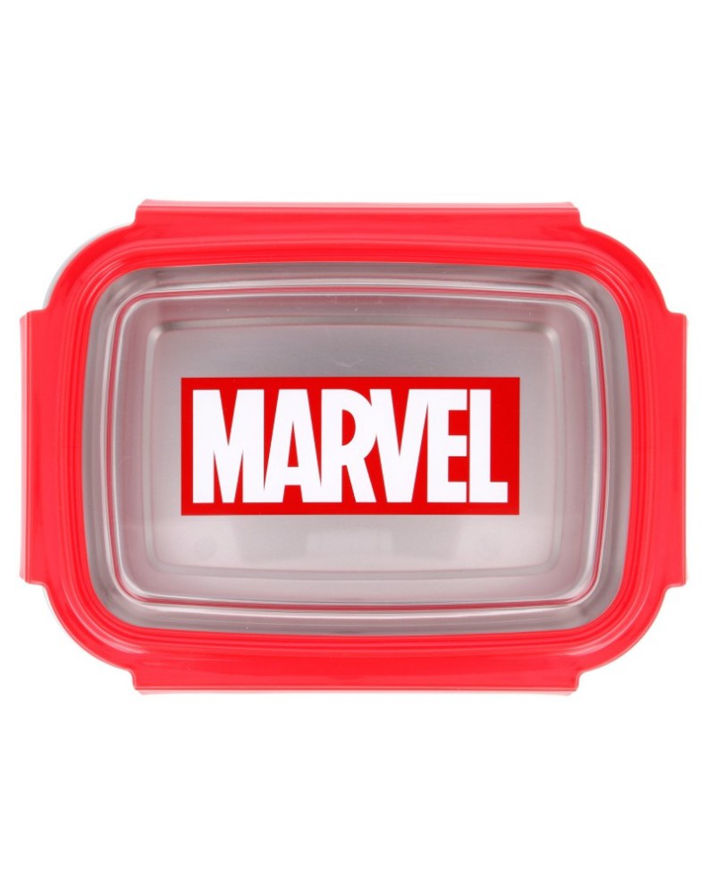 SANDWICHERA RECTANGULAR ACERO INOXIDABLE 1020 ML MARVEL AVENGERS Vista 3