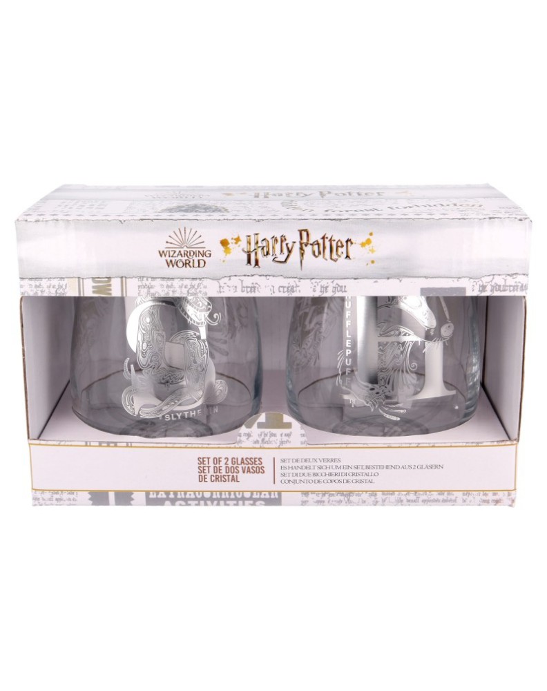 2 PCS 510 ML CRYSTAL GLASS SET HARRY POTTER