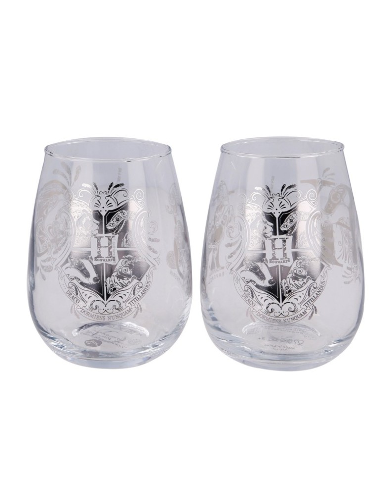 2 PCS 510 ML CRYSTAL GLASS SET HARRY POTTER Vista 2