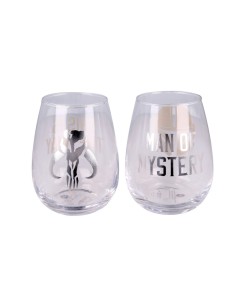 SET 2 VASOS DE CRISTAL 510 ML THE CHILD MANDALORIAN