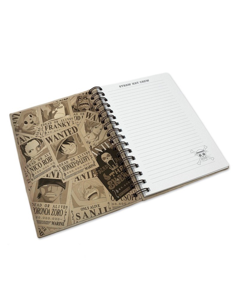 LIBRETA ONE PIECE -WANTED LUFFY- Vista 3