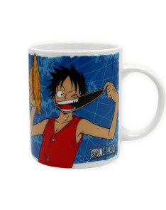 ONE PIECE - Mug - 320 ml - Luffy & Emblem - porcl. with box