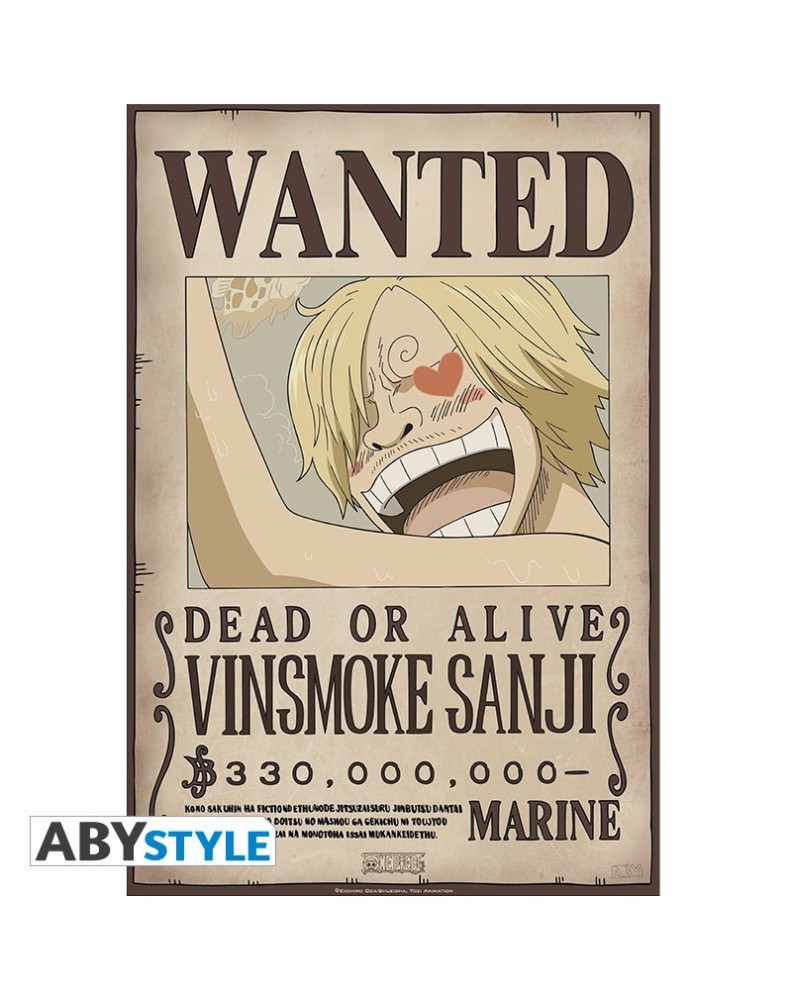 ONE PIECE - Set 2 Chibi Posters - Wanted Zoro & Sanji (52x35)  View 3