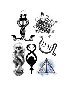 PACK 35 TATUAJES TEMPORALES HARRY POTTER Vista 2