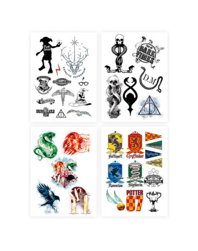 PACK 35 TATUAJES TEMPORALES HARRY POTTER Vista 3