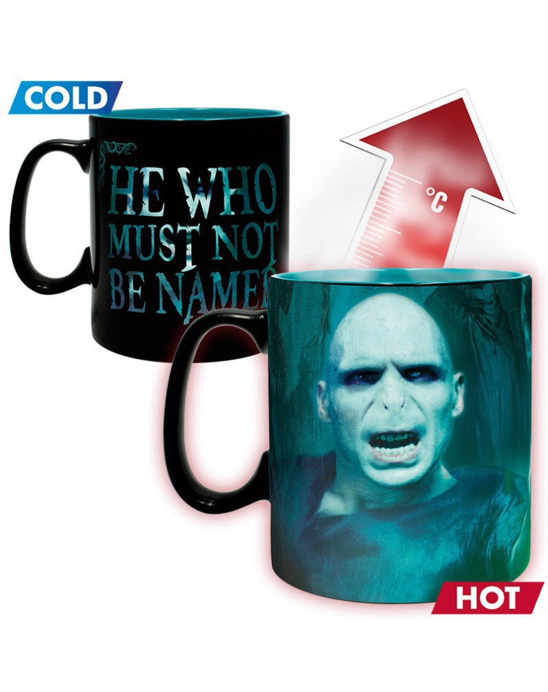 TAZA CAMBIO DE COLOR HARRY POTTER - VOLDEMORT - 460 ML Vista 2