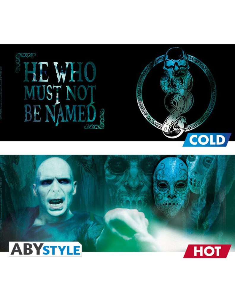 TAZA CAMBIO DE COLOR HARRY POTTER - VOLDEMORT - 460 ML Vista 3