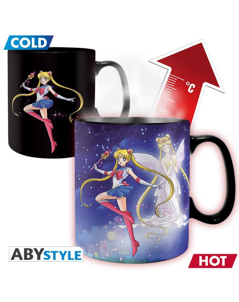 SAILOR MOON - Mug Heat Change - 460 ml - Sailor&Chibi