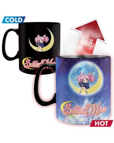 TAZA CAMBIO DE COLOR SAILOR MOON - SAILOR&CHIBI - 460 ML Vista 2