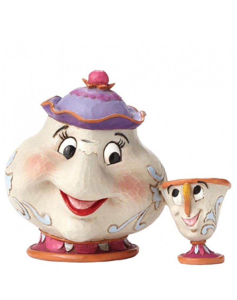 Decorative figure Mrs Potts and Chip detail