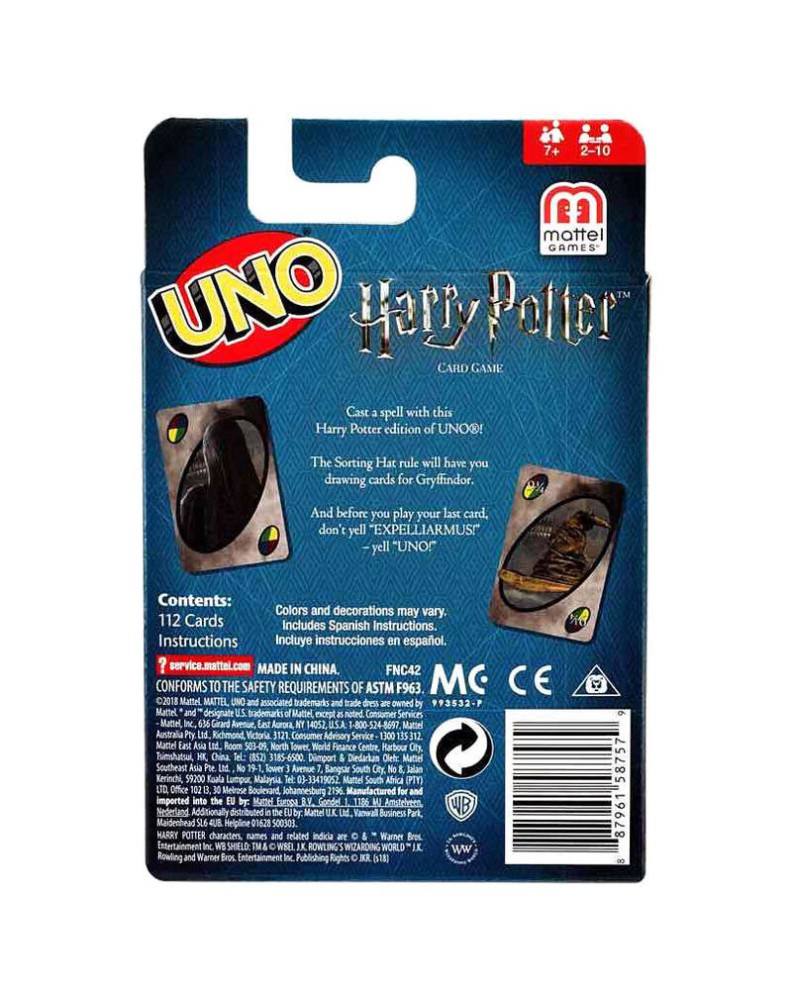 JUEGO CARTAS UNO HARRY POTTER Vista 2