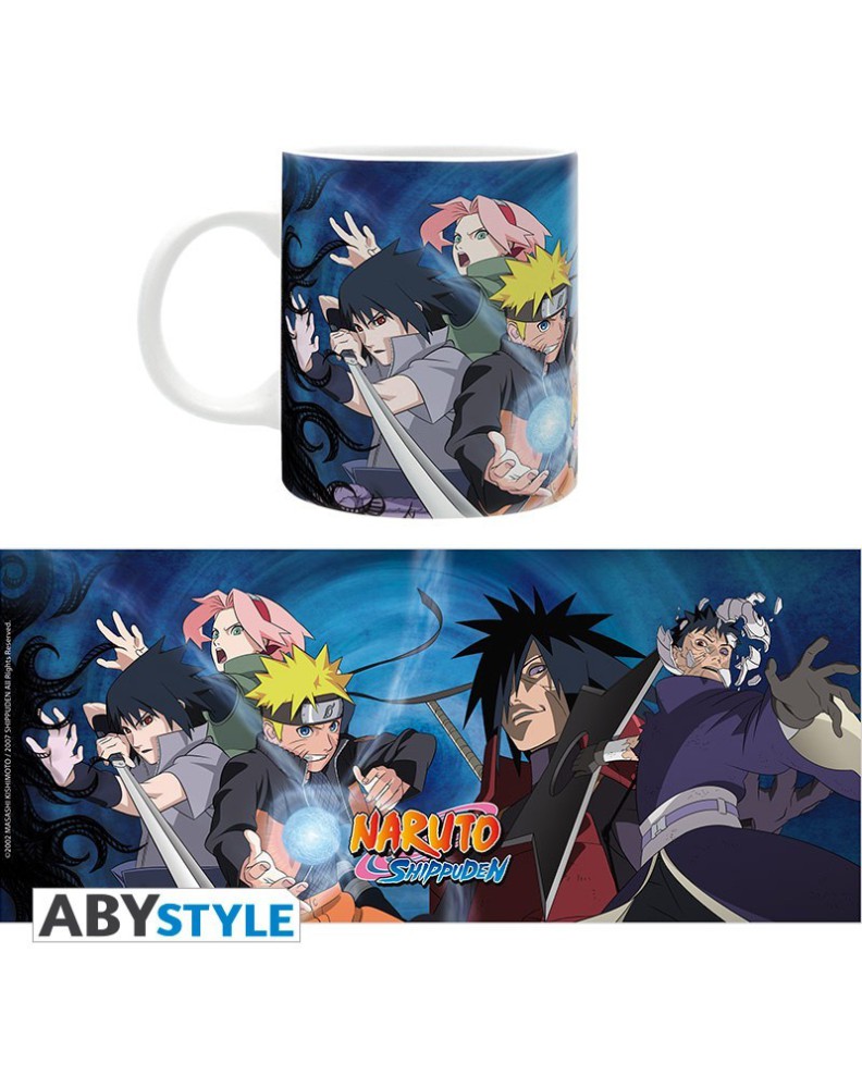 TAZA NARUTO SHIPPUDEN - 320 ML - NARUTO VS MADARA Vista 4