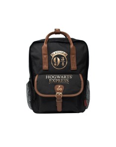 MOCHILA PREMIUM 9 3 / 4 NEGRA HARRY POTTER