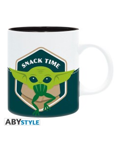 MUG BABY YODA COMIENDO RANA 320 ML - Mandalorian