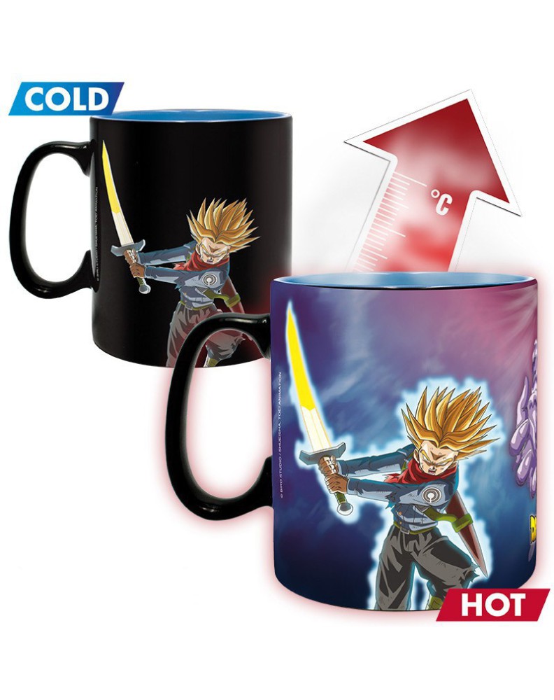 TAZA CAMBIO DE COLOR VEGITO Y TRUNKS 460 ML - DRAGON BALL SUPER Vista 2