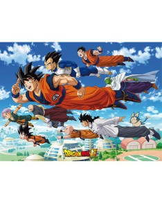 SET 2 POSTERS 52x38 GOKU AND FRIENDS - DRAGON BALL SUPER Vista 3