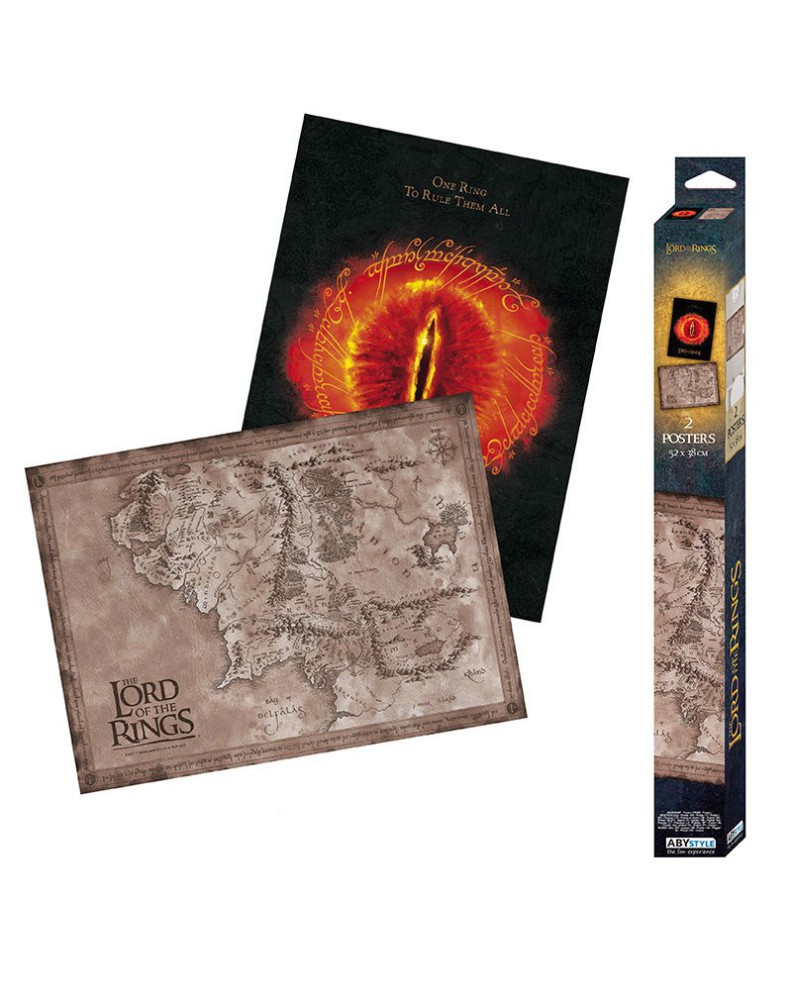 2 PRINT SET 52X38 THE LORD OF THE RINGS