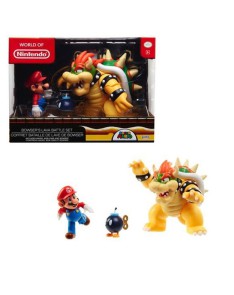 FIGURES ASSORTED NINTENDO MARIO VS BOWSER 10 CM