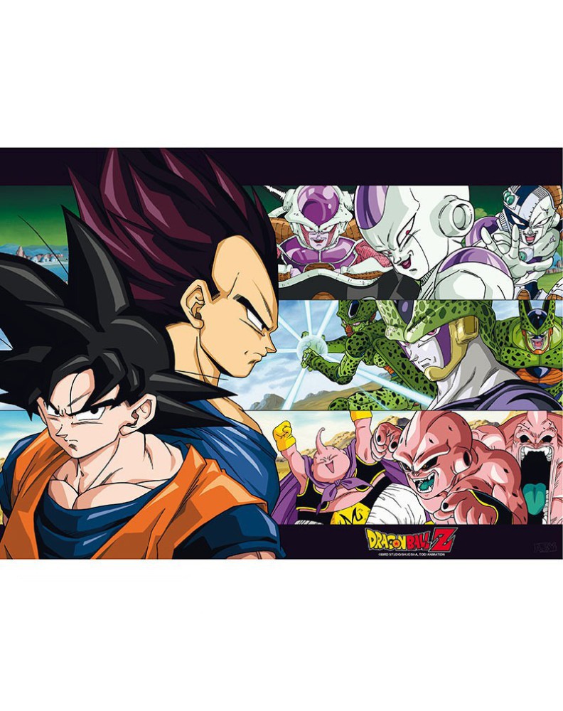 SET 2 POSTERS DRAGON BALL - SAYANS - 52X38 Vista 3