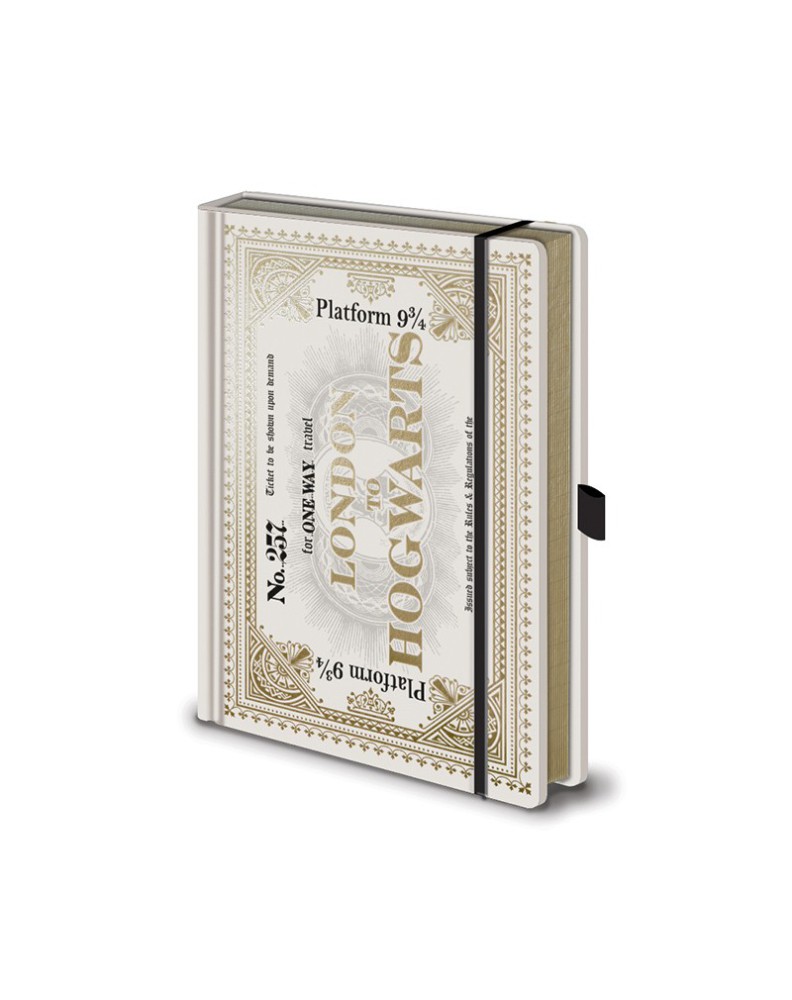 LIBRETA PREMIUM HARRY POTTER TICKET HOGWARTS