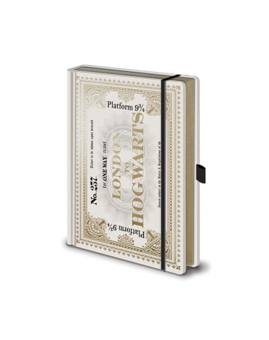 HARRY POTTER PREMIUM NOTEBOOK TICKET HOGWARTS