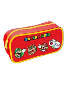 ESTUCHE ESCOLAR SUPER MARIO CÍRCULOS Y PERSONAJES