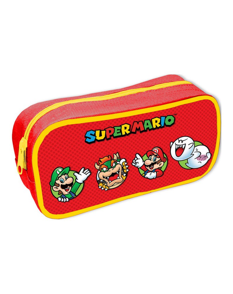 ESTUCHE ESCOLAR SUPER MARIO CÍRCULOS Y PERSONAJES