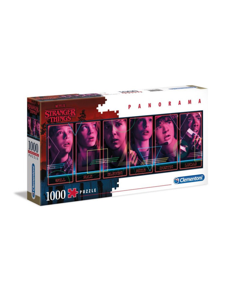 PANORAMA PUZZLE PIECES 1000 STRANGER THINGS