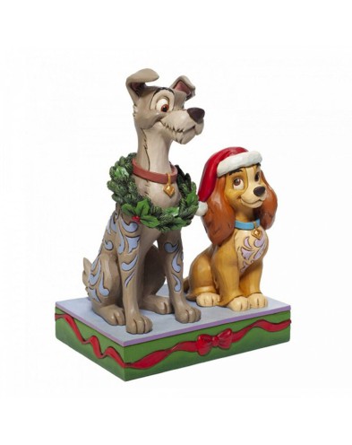 FIGURA DECORATIVA LA DAMA Y EL VAGABUNDO NAVIDAD - DISNEY - 17 X 12 X 9 CM FIGURA DECORATIVA LA DAMA Y EL VAGABUNDO NAVIDAD - DISNEY - 17 X 12 X 9 CM