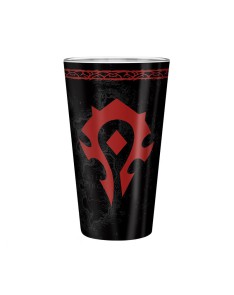WORLD OF WARCRAFT - LARGE GLASS - 400ML - HORDE View 3