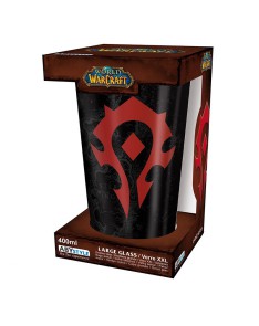 WORLD OF WARCRAFT - LARGE GLASS - 400ML - HORDE View 4