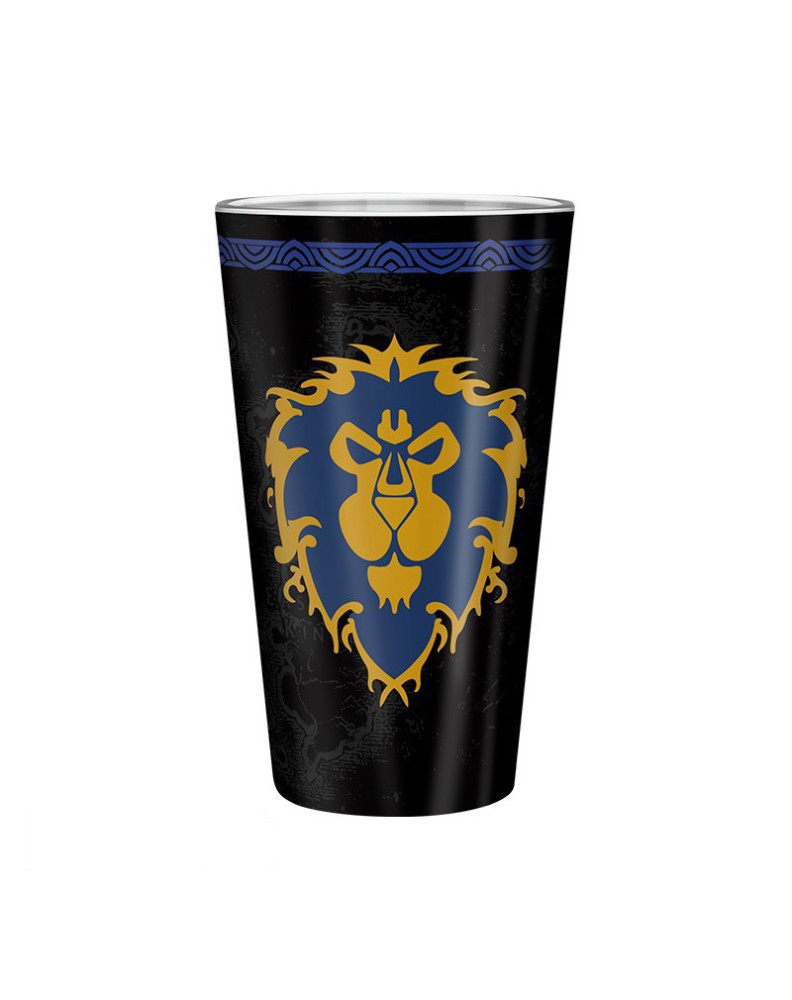 WORLD OF WARCRAFT - LARGE GLASS - 400ML - ALLIANCE View 3