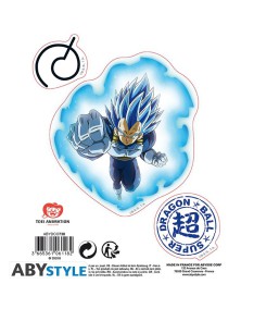 PEGATINAS GOKU & VEGETA - DRAGON BALL SUPER -16X11CM 2 HOJAS Vista 3