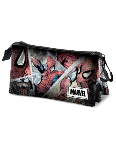 Marvel Spiderman Comic triple pencil case