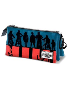 Stranger Things Flag triple pencil case