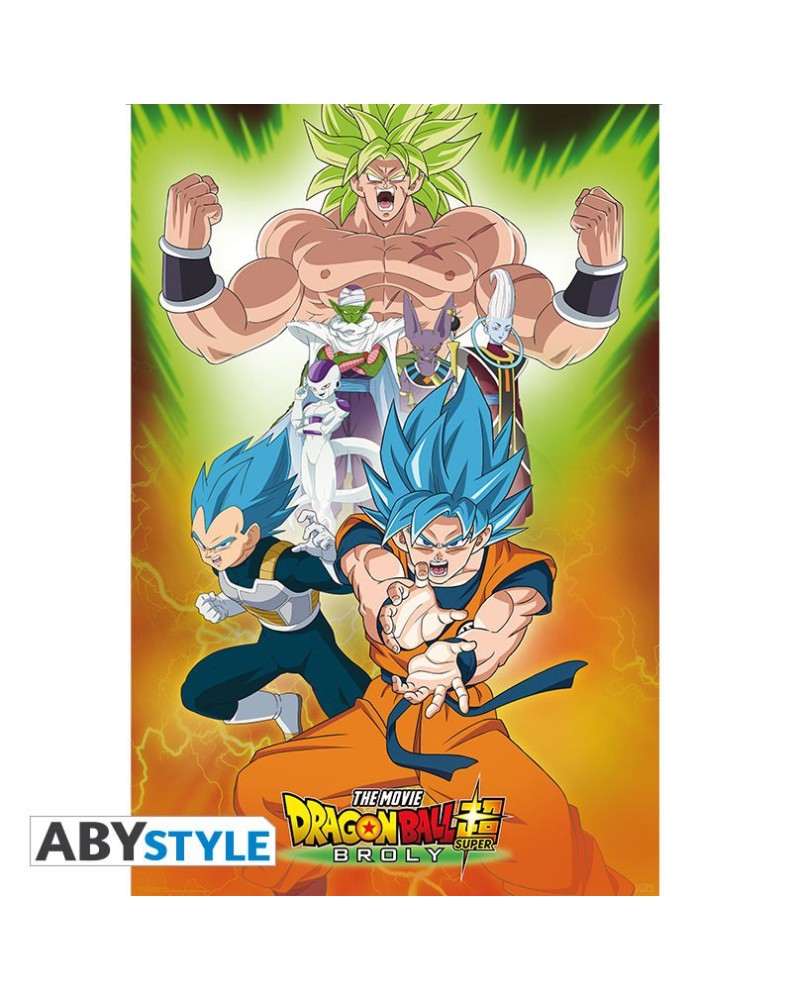 POSTER DRAGON BALL BROLY - "GROUP" (91.5X61)