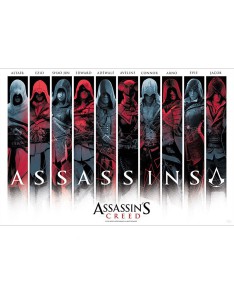 POSTER ASSASSIN'S CREED - "ASSASSINS" (91.5X61)