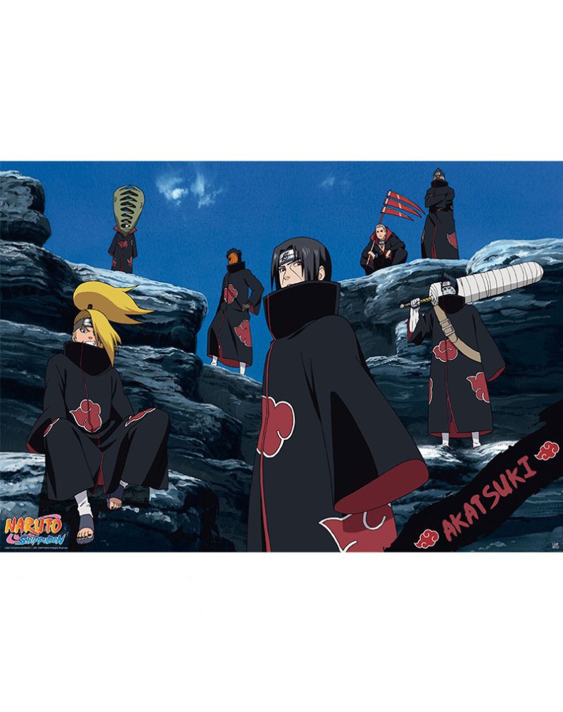 POSTER NARUTO - "AKATSUKI" (91.5X61)