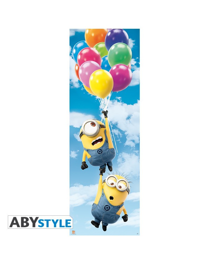 POSTER MINIONS - DOOR POSTER - BALLOONS (53X158)