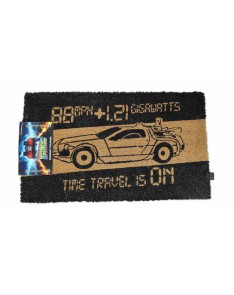 TIME MACHINE DOORMAT 60X40 BACK TO THE FUTURE