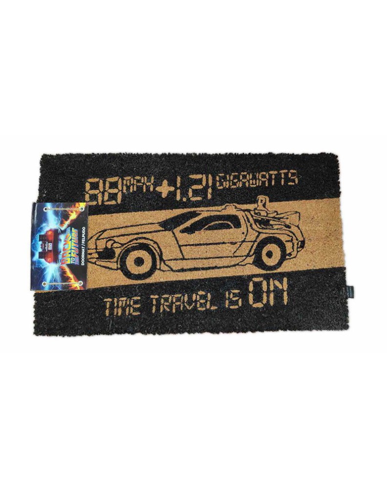 TIME MACHINE DOORMAT 60X40 BACK TO THE FUTURE