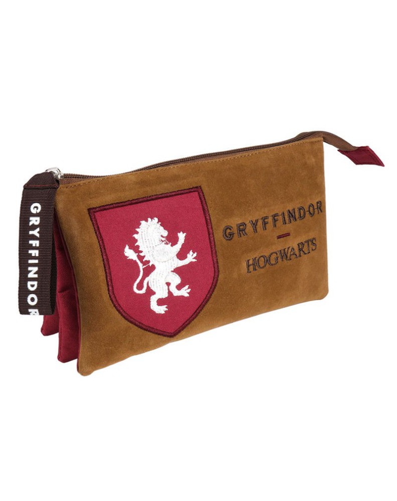 HARRY POTTER TRIPLE PENCIL CASE GRYFFINDOR