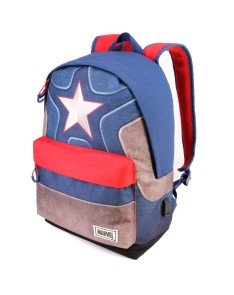 MOCHILA CAPITAN AMERICA MARVEL ADAPTABLE 42CM Vista 2