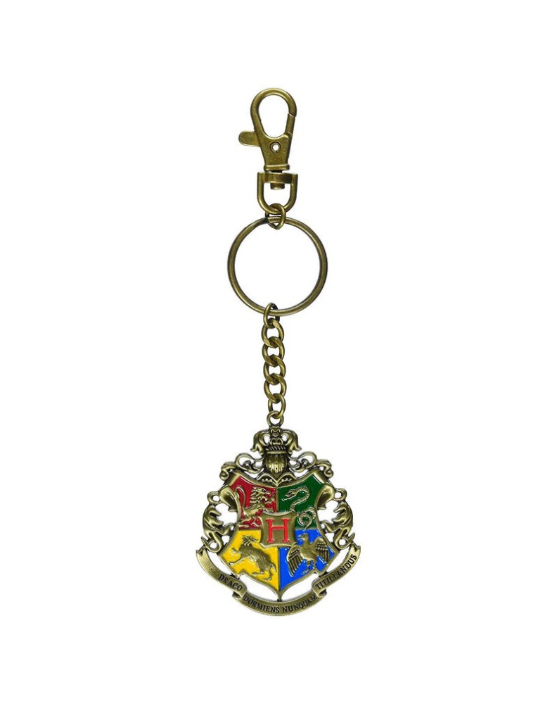 LLAVERO METÁLICO ESCUDO DE HOGWARTS 5 CM HARRY POTTER