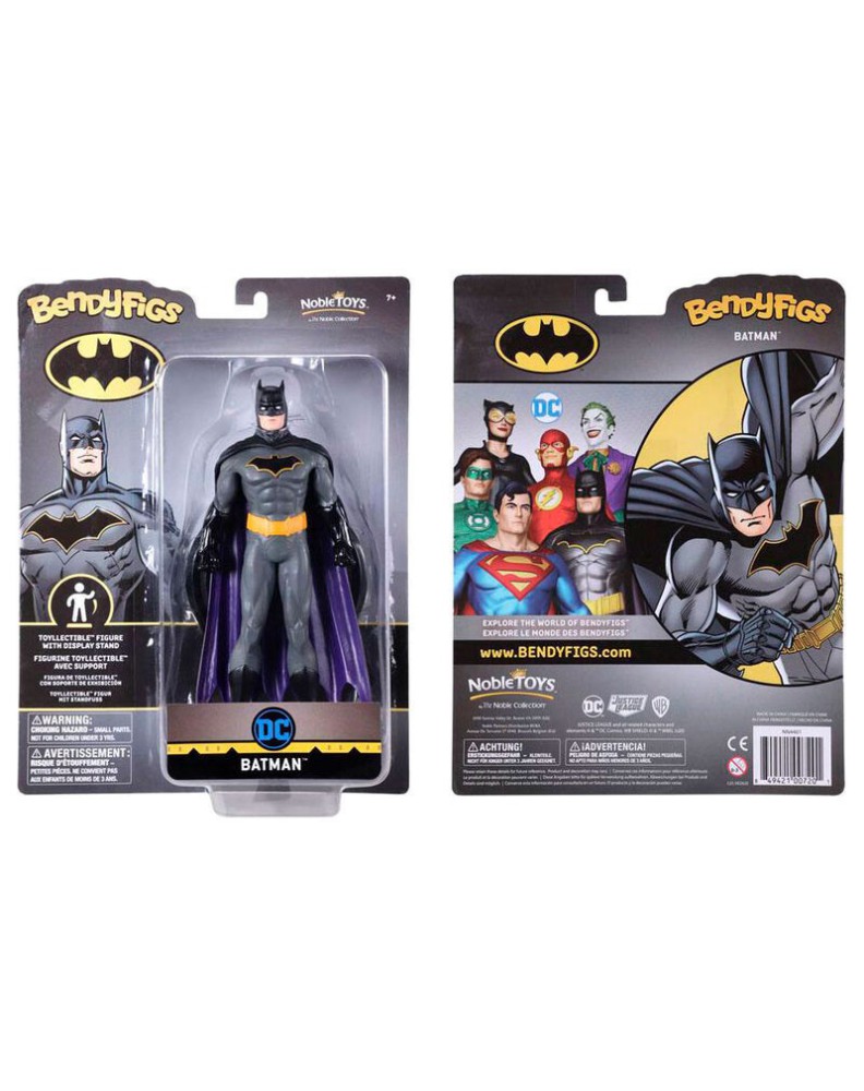 FIGURE BATMAN DC COMICS BENDYFIGS MALLEABLE 19CM Vista 2