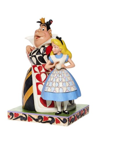 DECORATIVE FIGURE ALICE AND THE QUEEN OF HEARTS - DISNEY View 3