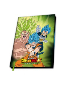 DRAGON BALL BROLY - A5 NOTEBOOK "BROLY VS GOKU & VEGETA" X4