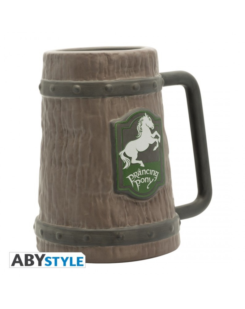 LORD OF THE RINGS - 3D TANKARD - PRANCING PONY X2 Vista 2