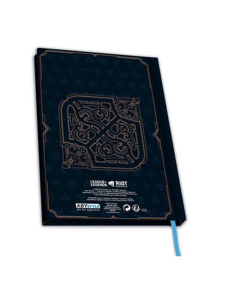 LIBRETA A5 LEAGUE OF LEGENDS "HEXTECK LOGO" Vista 2